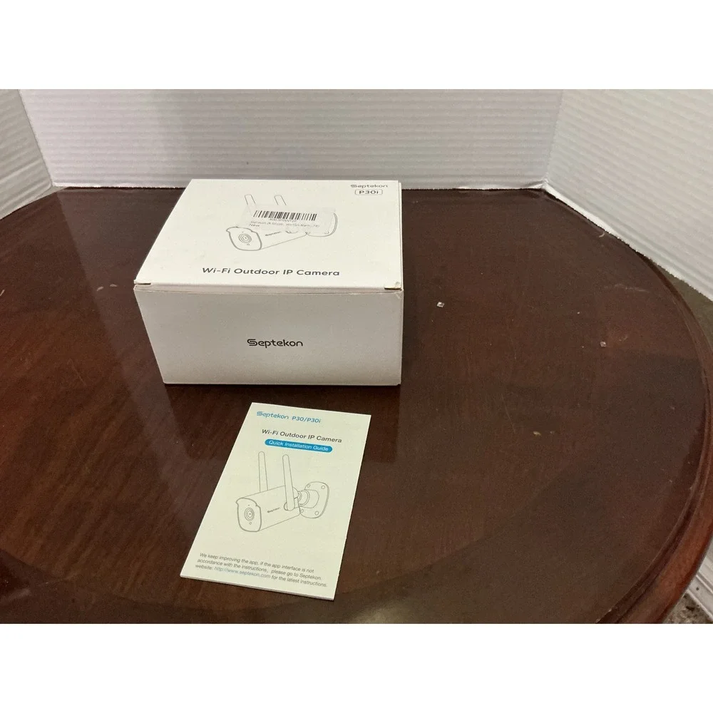 Sept-kon‎ P30 P30i Wi-Fi Outdoor IP Security Camera Black